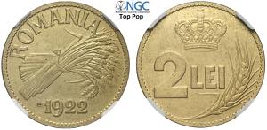 Romania, Ferdinand I (1914-1927), Brass ... 