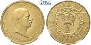 Romania, Carol II (1930-1940), 20 Lei 1940 ... 