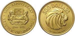 Singapore, Republic, 500 Dollars 1975 (1 ... 