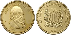 Switzerland Neuchatel, Gold Medal nd, Au mm ... 