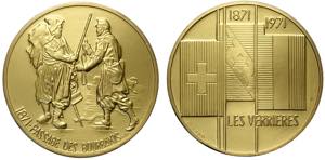 Switzerland, Gold Medal 1971, Au mm 33 g ... 