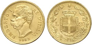 Regno dItalia, Umberto I (1878-1900), 20 ... 