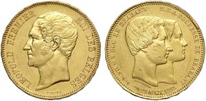 Belgium, Leopold I (1831-1865), 100 Francs ... 