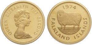 Falkland, Elizabeth II (1952-2022), Pound ... 