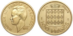 Monaco, Rainier III (1949-2005), Gold Essai ... 
