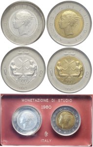 Repubblica Italiana, Monetazione in Lire ... 