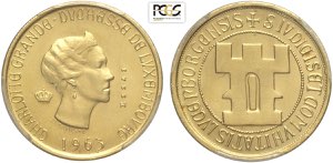Luxembourg, Charlotte (1919-1964), Gold ... 
