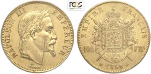 France, Napoleon III (1852-1870), 100 Francs ... 