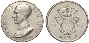Umberto II (1946), Gettone da 20 Lire 1946, ... 