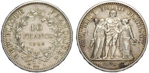 France, Fifth Republic (1959-), Silver Essai ... 