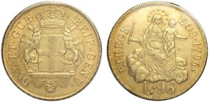 Genova, Repubblica (1528-1797), 96 Lire ... 