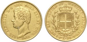Savoia, Carlo Alberto (1831-1849), 20 Lire ... 