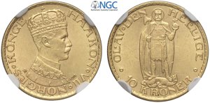 Norway, Haakon VII (1905-1957), 10 Kroner ... 