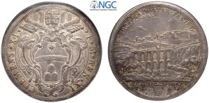 Roma, Clemente XI (1700-1721), Piastra anno ... 