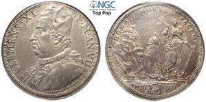 Roma, Clemente XI (1700-1721), Piastra ... 