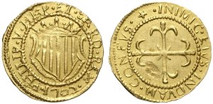 Cagliari, Filippo V (1700-1719), Scudo doro ... 