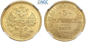 Russia, Alexander II (1855-1881), 5 Roubles ... 