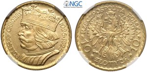 Poland, Republic (1918-1939), 10 Zlotych ... 