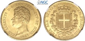 Savoia, Carlo Alberto (1831-1849), 20 Lire ... 