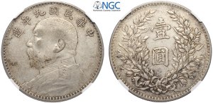 China, Republic, Dollar year 9 (1920), ... 