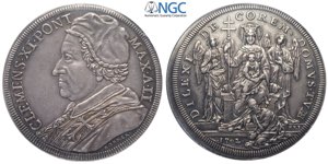 Roma, Clemente XI (1700-1721), Piastra ... 