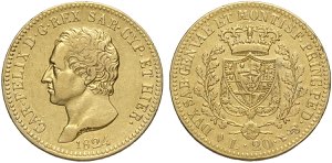 Savoia, Carlo Felice (1821-1831), 20 Lire ... 