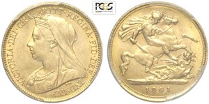 Great Britain, Victoria (1837-1901), Half ... 