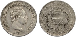 Savoia, Carlo Felice (1821-1831), 50 ... 