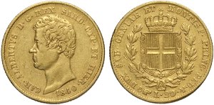 Savoia, Carlo Alberto (1831-1849), 20 Lire ... 