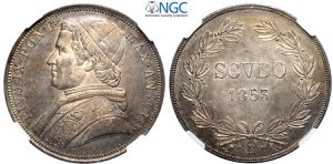 Roma, Pio IX (1846-1870), Scudo 1853-VIII, ... 