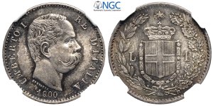 Regno dItalia, Umberto I (1878-1900), Lira ... 