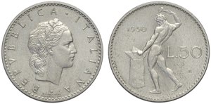 Repubblica Italiana, Monetazione in Lire ... 