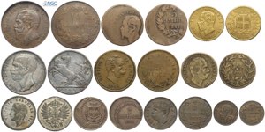 Curiosità numismatiche, lotto di 10 ... 