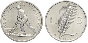 Repubblica Italiana, Monetazione in Lire ... 