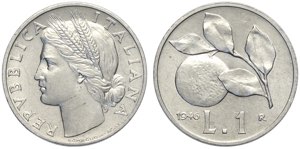 Repubblica Italiana, Monetazione in Lire ... 