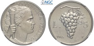 Repubblica Italiana, Monetazione in Lire ... 