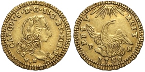 Palermo, Carlo di Borbone (1734-1759), Oncia ... 