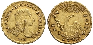 Palermo, Carlo di Borbone (1734-1759), Oncia ... 