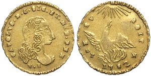 Palermo, Carlo di Borbone (1734-1759), Oncia ... 