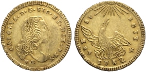 Palermo, Carlo di Borbone (1734-1759), Oncia ... 