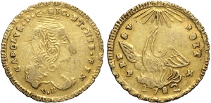 Palermo, Carlo di Borbone (1734-1759), Oncia ... 