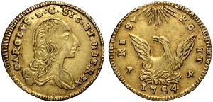 Palermo, Carlo di Borbone (1734-1759), Oncia ... 