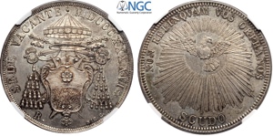 Roma, Sede Vacante (1846), Scudo 1846, Rara ... 