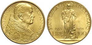 Città del Vaticano, Pio XI (1929-1938), 100 ... 