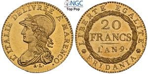 Torino, Repubblica Subalpina (1800-1802), 20 ... 