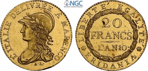 Torino, Repubblica Subalpina (1800-1802), 20 ... 