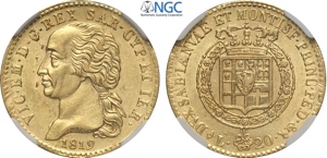 Savoia, Vittorio Emanuele I (1802-1821), 20 ... 