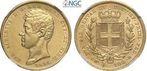 Savoia, Carlo Alberto (1831-1849), 100 Lire ... 