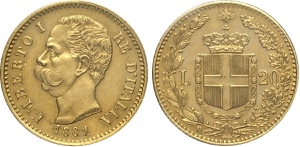 Regno dItalia, Umberto I (1878-1900), 20 ... 