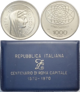 Repubblica Italiana, Monetazione in Lire ... 